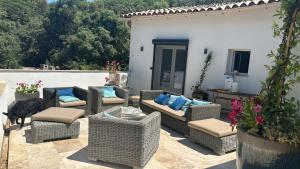 Posezení v ubytování Villa Alba, Gigaro