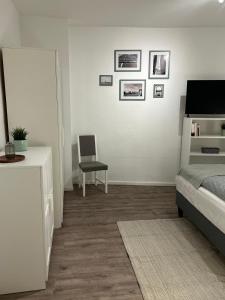 Μια τηλεόραση ή/και κέντρο ψυχαγωγίας στο Apartment New York