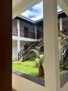 Um jardim em Pousada Portal da Lua