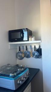Kuchyň nebo kuchyňský kout v ubytování Hostel Magdalena