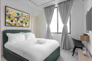 Postel nebo postele na pokoji v ubytování The Nook