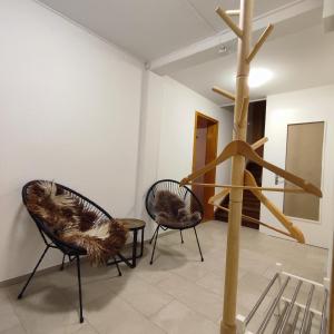 Istumisnurk majutusasutuses Haus Albula 2