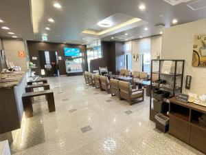 Posezení v ubytování Hotel Route-Inn Dai-ni Ashikaga