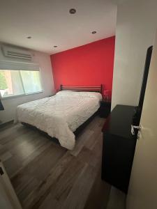 Postel nebo postele na pokoji v ubytování Country club náutico de escobar