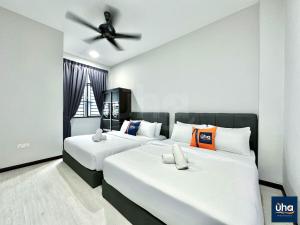 Katil atau katil-katil dalam bilik di Nusa Sentral By RR JBcity