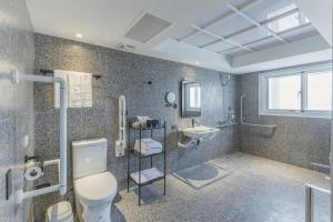 Koupelna v ubytování CU Hotel Kaohsiung