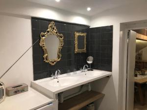 Ένα μπάνιο στο Gîte charmant avec climatisation, parking et terrasse privée près de Saint-Amand-les-Eaux - FR-1-510-147 +17 φωτογραφίες