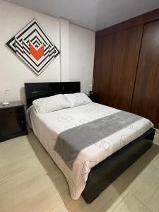 Postel nebo postele na pokoji v ubytování Classic & Comfy Private Apartment 301