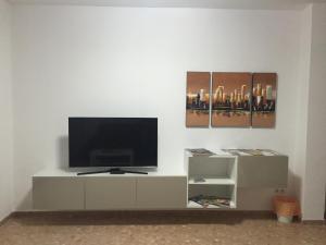 TV a/nebo společenská místnost v ubytování Apartamento Torre del Salvador