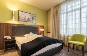 Cama ou camas em um quarto em The Frankfurt