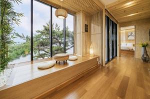 One fine day Jeju Poolvilla外面的花园