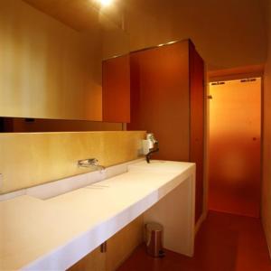 Koupelna v ubytování Ciacco Hotel