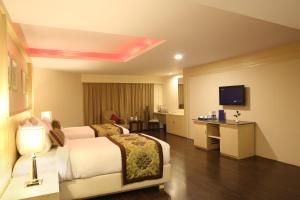 TV o dispositivi per l'intrattenimento presso Golden Tulip Jaipur