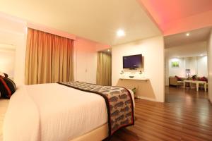 TV o dispositivi per l'intrattenimento presso Golden Tulip Jaipur