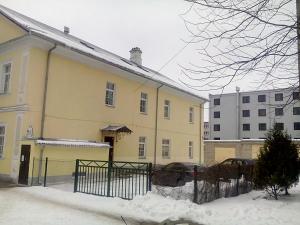 Central Hotel v zimě