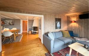 TV a/nebo společenská místnost v ubytování 3 Bedroom Stunning Home In Sjusjøen