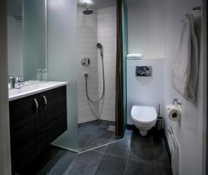 Vannituba majutusasutuses Hotel Birksø