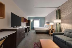 Home2 Suites By Hilton Dalton的厨房或小厨房