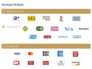 a screenshot of theazonazon payments method homepage at First Cabin Nishi Umeda in Osaka