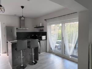 Η κουζίνα ή μικρή κουζίνα στο Forststrasse Apartment