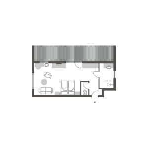 Plan piętra w obiekcie Landhaus Sammer