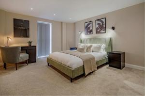 Ένα ή περισσότερα κρεβάτια σε δωμάτιο στο Chic 1 Bed Apartment, Leeds City Centre