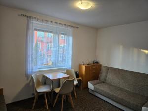 Χώρος καθιστικού στο Dom Wczasowy Olivia