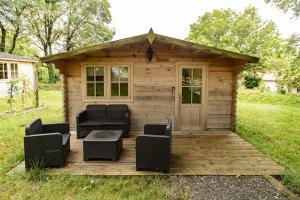 Κήπος έξω από το Chalet L'Escapade Rochetrejoux proche Puy Du Fou +15 φωτογραφίες