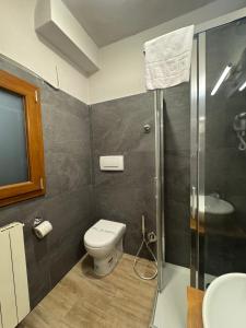 Koupelna v ubytování Hotel Camilla Guelfa