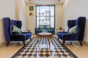 Posezení v ubytování Hotel Mayur C R Park - Greater Kailash New Delhi