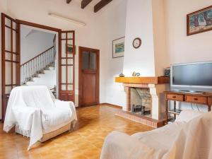 TV a/nebo společenská místnost v ubytování Alquiler vacacional en Sa Torre Felanitx, Mallorca