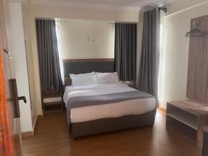 Canopy View Hotel客房内的一张或多张床位