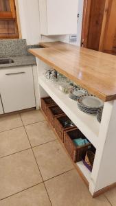 Η κουζίνα ή μικρή κουζίνα στο dpto aldea de motaña