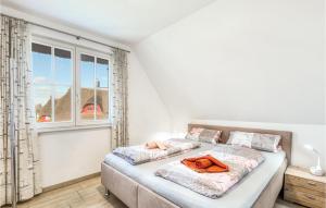 ツィローにあるCozy Home In Zierow Ot Poeler Driftのベッドと窓のある寝室 +38枚の写真