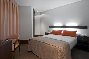 Postel nebo postele na pokoji v ubytování Hotel Domus Plaza Zocodover