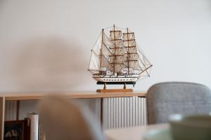 Istumisnurk majutusasutuses CLS Strand City-Wohnung im Zentrum von Grömitz mit Balkon und Parkplatz, alles in 5 Minuten erreichbar Restaurants, Bäckerei Junge, Strand, Frisör, Massage, ideale Anbindung Schön Klinik Neustadt