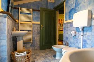 Koupelna v ubytování B&B il Fornello a Padernello