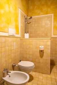 Koupelna v ubytování B&B il Fornello a Padernello