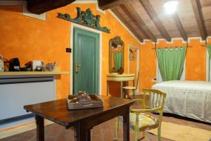 Postel nebo postele na pokoji v ubytování B&B il Fornello a Padernello