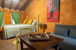 Postel nebo postele na pokoji v ubytování B&B il Fornello a Padernello