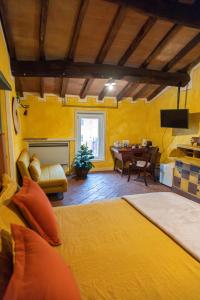 Posezení v ubytování B&B il Fornello a Padernello