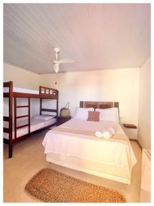 Postel nebo postele na pokoji v ubytování hospedagem da Mari