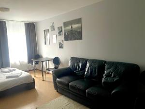 Posezení v ubytování Central Hostel Jelgava