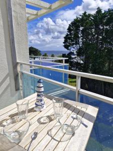 Balcone o terrazza di Le Trez', vue mer imprenable