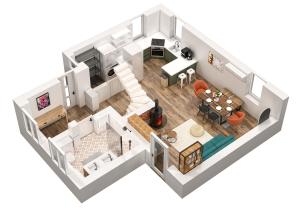 Posedenie v ubytovaní StylishHomes NEST - A Cosy Adventure