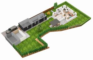Plán poschodí v ubytovaní StylishHomes NEST - A Cosy Adventure