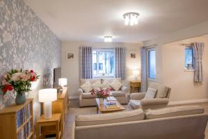 Et opholdsområde på Honeybee Cottage