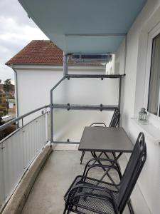 Μπαλκόνι ή βεράντα στο Ferienwohnung 21