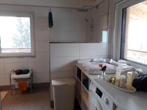 Kuchyň nebo kuchyňský kout v ubytování Apartchalet Sisi- including Saalfelden Leogang Card