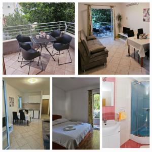 Posezení v ubytování Apartments Andrijanić